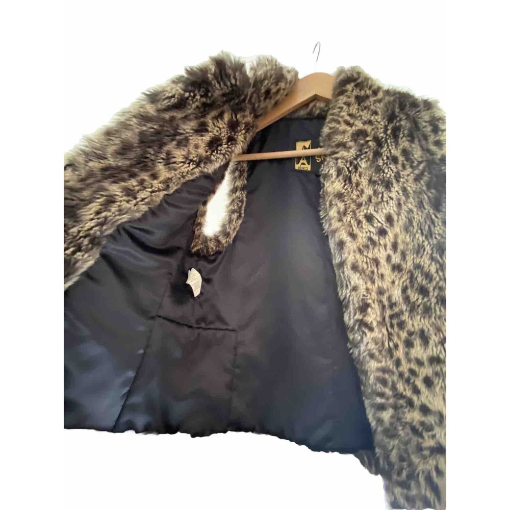 SKEA Women’s Animal Fur Vest Satin Lined With Pockets Paris/Vail Colorado Small - Picture 6 of 7
